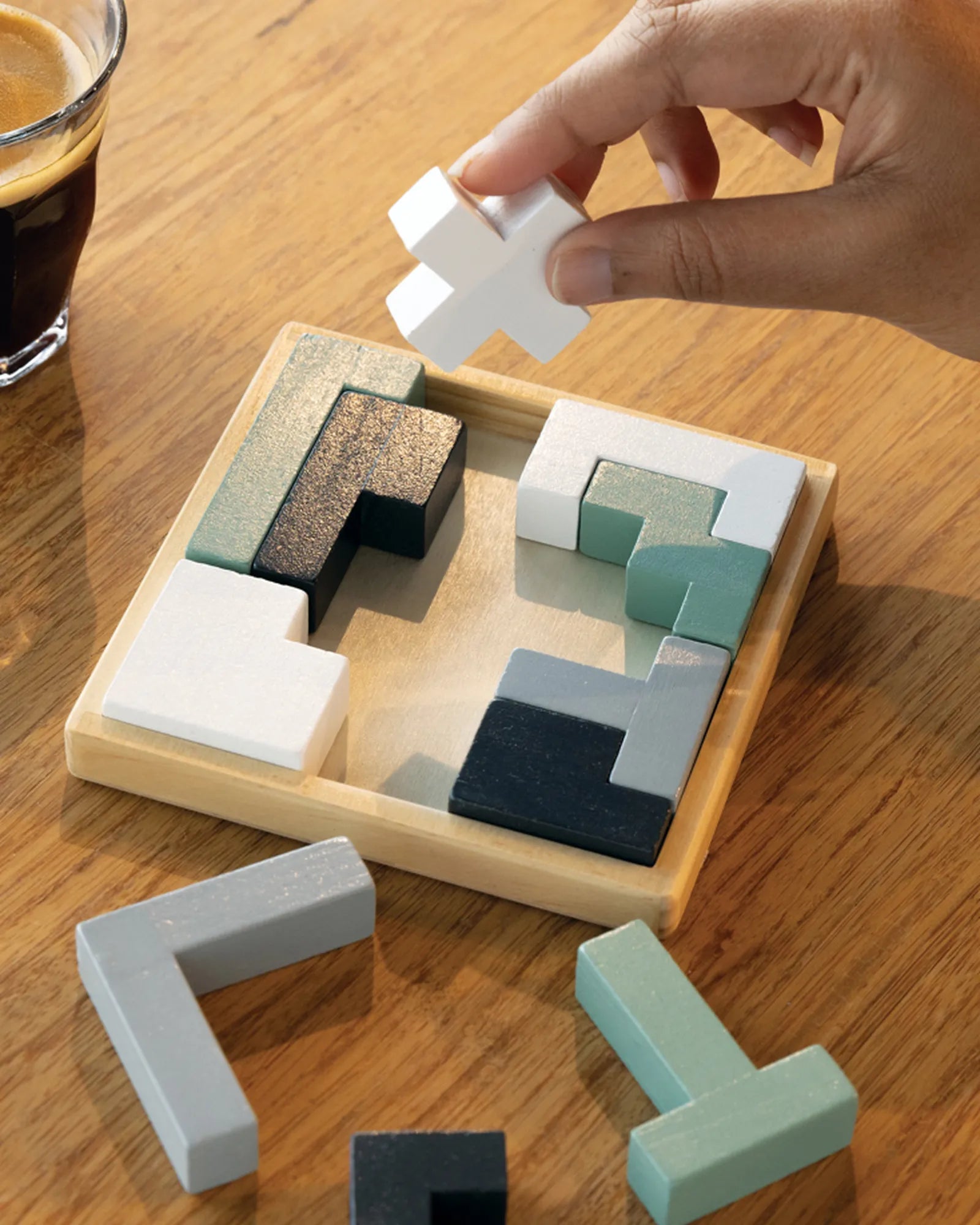 Puzzel hout FSC gecertificeerd Cree om te personaliseren - 5